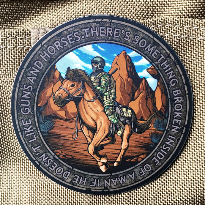 Sticker Guns and Horses 3