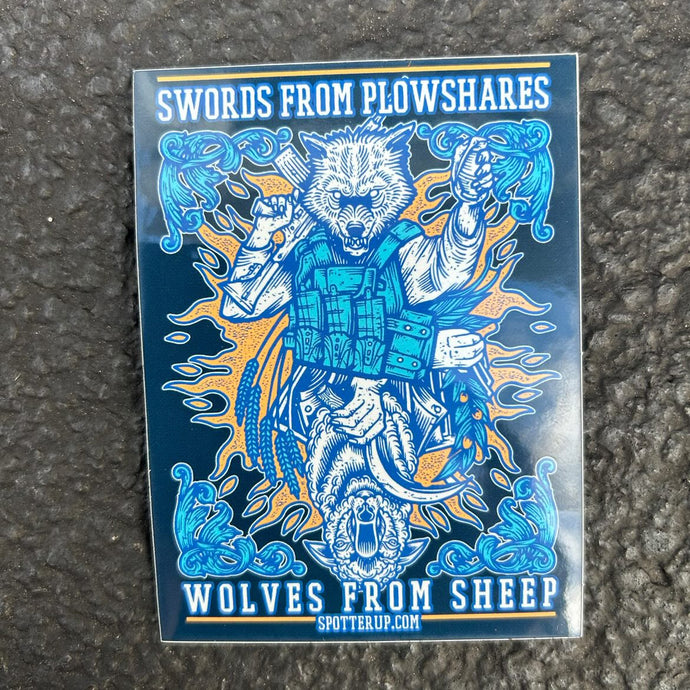 Sticker Swords to Plowshares 2.5