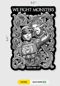 Sticker We Fight Monsters Perseus V3