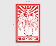 Sticker Memento Mori Winged 2"x3"