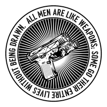 Sticker Never Drawn 3"x3"