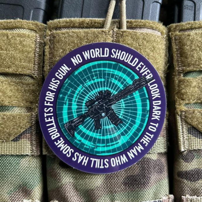 Sticker Never Dark Rifle 3