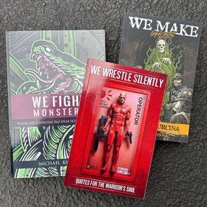 Literature: We Wrestle Silently PAPERBACK Signed by Author