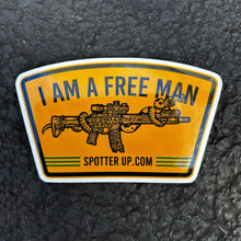 Sticker I am a Free Man with Snake