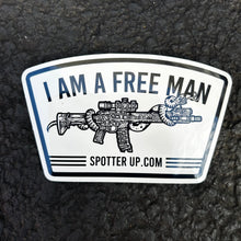 Sticker I am a Free Man with Snake