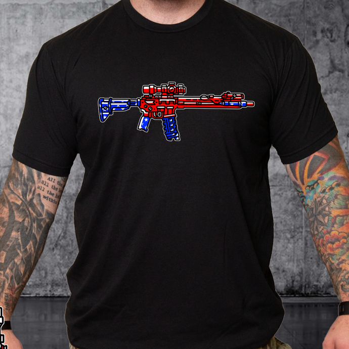 T-shirt Rifle USA