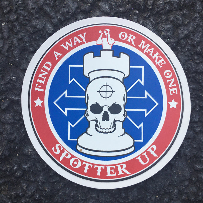 Sticker Find a Way or Make One  Red White Blue 3