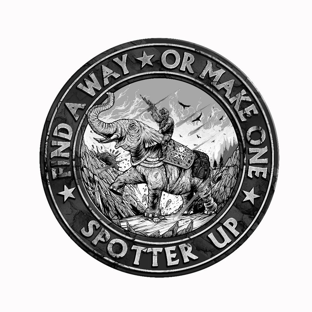 Sticker Hannibal the Great Black and White 4